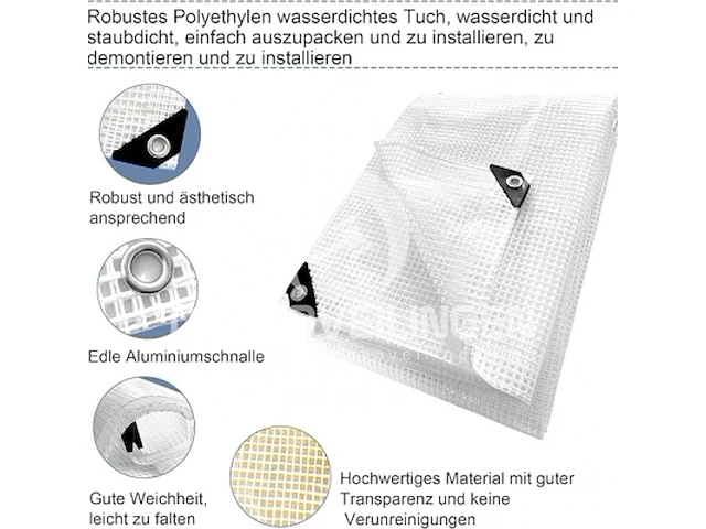 Starpyng dekzeil (3,6 x 6,1 m) - afbeelding 4 van  5