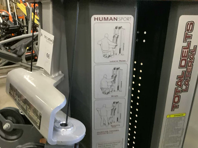Startrac human sport total delt rear row krachtstation - afbeelding 7 van  8
