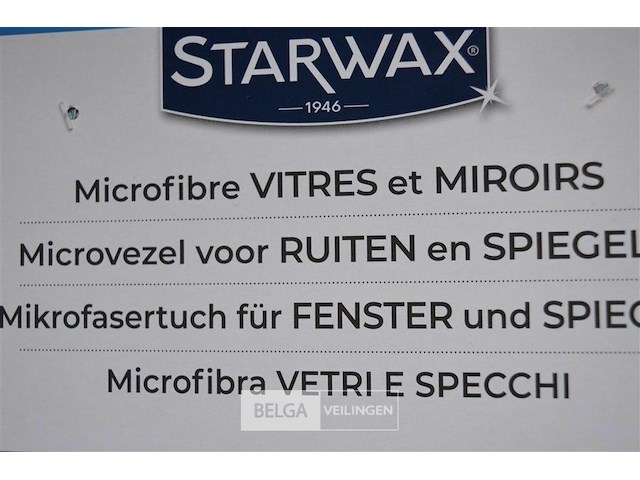 Starwax microvezeldoeken voor ruiten en spiegels - afbeelding 2 van  2