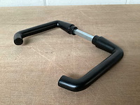 Starx “coupe” deurkruk set aluminium, matzwart (60x) - afbeelding 1 van  3