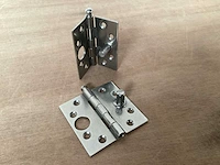 Starx rvs scharnier 76 x 76 mm, 2 pack (57x) - afbeelding 1 van  3