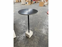 Statafels 60cm wit en zwart - afbeelding 4 van  4