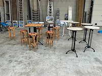 Statafels en stoelen (7x) - afbeelding 2 van  6