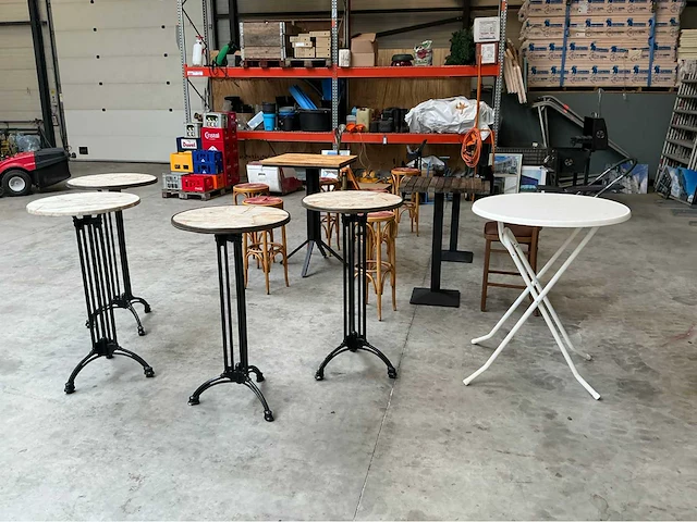 Statafels en stoelen (7x) - afbeelding 4 van  6