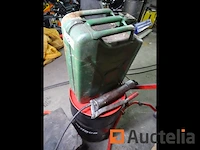 Statief, jerrycan, vetpomp, motorhouder, lege trommel - afbeelding 4 van  6