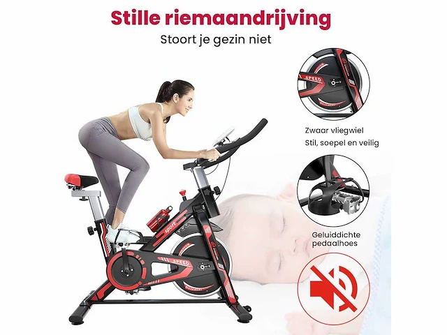 Stationaire hometrainer - bike - afbeelding 4 van  9