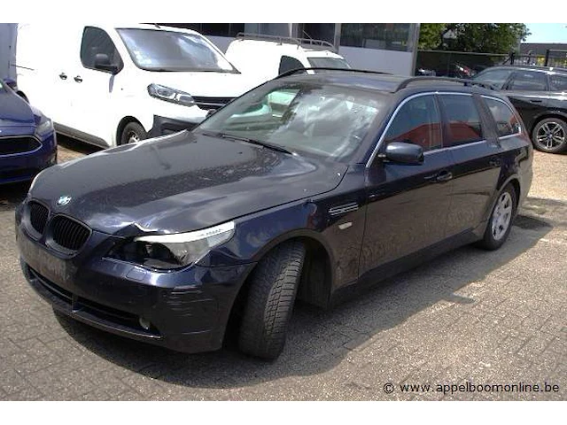 Stationwagen bmw 520d,diesel, 1995cm³,110kw,1e inschr 20/1/06, wbanj31010cp76622, 361815km,co²-uitstoot ng,euro4, kenteken i (ii ontbreekt), gelijkvormigheidsattest, keuring tot 07/6/25, 1sleutel - afbeelding 1 van  24
