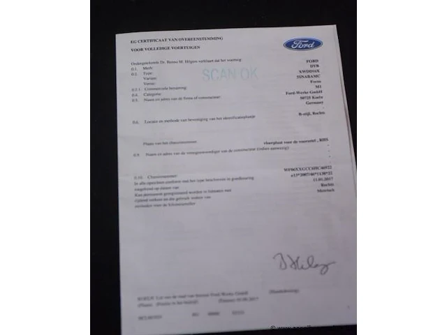 Stationwagen ford focus, diesel, 1499cm,88kw, 1e inschr 06/10/17, wf06xxgcc6hc46922, 109999km, co²-uitstoot 99g/km, euro6b, kenteken i+ii, gelijkvormigheidsattest, keuring tot 06/10/25, 2sleutels, - afbeelding 7 van  15