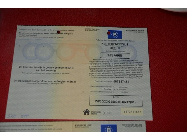 Stationwagen ford mondeo clippen, dienstwagen s10, type: ba7, variant: qyba1g, versie: 5cgbpw, ch.nr. wf0gxxgbbg8r48212 met boorddocumenten en sleutel - afbeelding 15 van  32