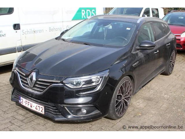 Stationwagen renault megane,diesel, 1461cm³,81kw,1e inschr 08/2/17, vf1rfb00x56232366, 180241km,co²-uitstoot ng, milieuklasse ng, kenteken i (ii ontbreekt), zonder gelijkvormigheidsattest, keuring tot 22/4/25, 1sleutel - afbeelding 1 van  22