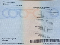 Stationwagen volkswagen caddy, datum 1ste inschrijving 25/8/2016, chassisnummer wv2zzz2kzhx02661, km-stand lng, cng, euro 6b, kenteken i+ii, gelijkvormigheidssattest - afbeelding 12 van  12