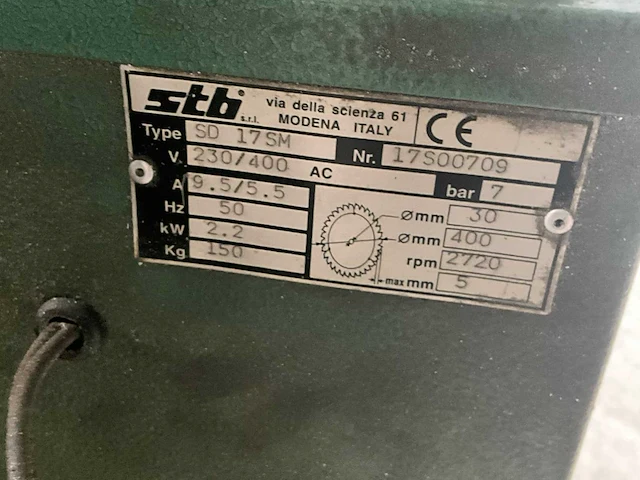 Stb sd 17sm aluminium afkortzaag - afbeelding 11 van  13