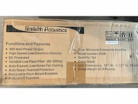 Stealth acoustics 255r amplifier subwoofer - afbeelding 2 van  7