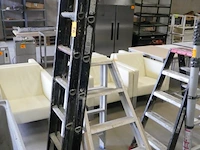 Steekladder + trapladder - afbeelding 1 van  4