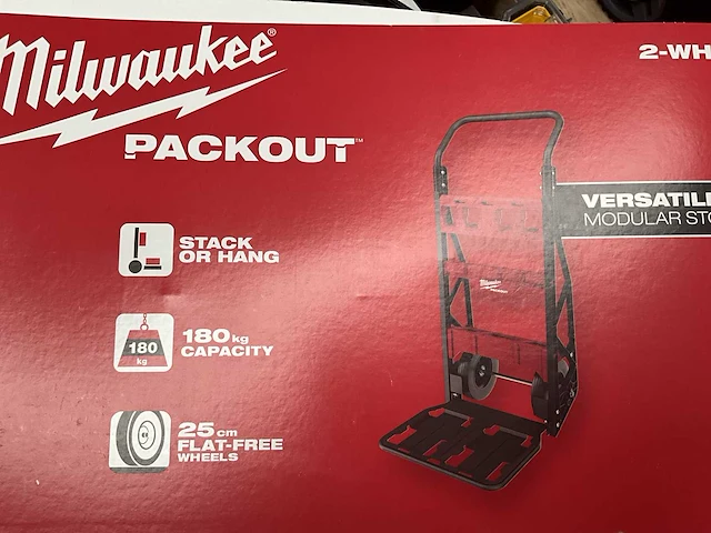 Steekwagen milwaukee packout - afbeelding 3 van  4