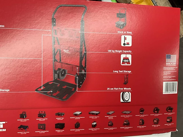 Steekwagen milwaukee packout - afbeelding 4 van  4