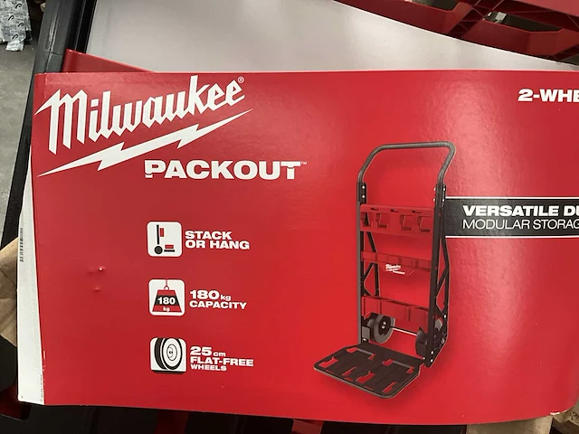 Steekwagen milwaukee packout - afbeelding 4 van  4