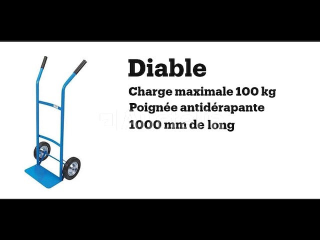 Steekwagen stalen frame 100 kg - afbeelding 1 van  1