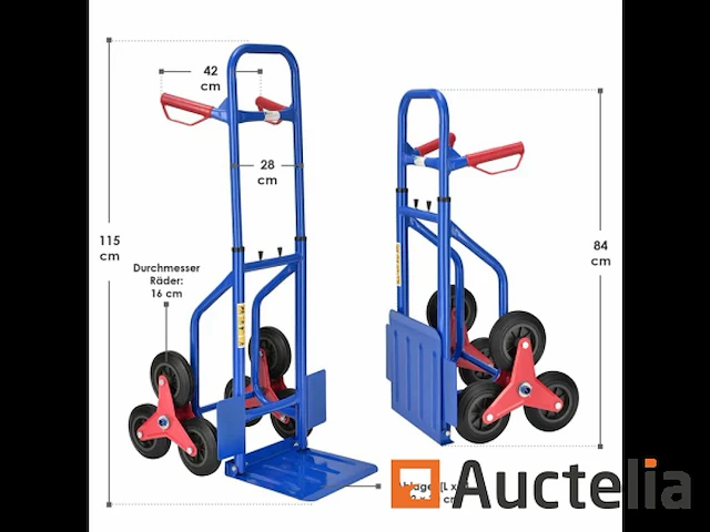 Steekwagen trappen tot maximaal 100 kg - afbeelding 4 van  4