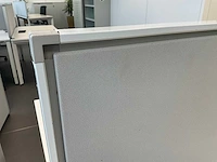 Steelcase bureau-eiland 160x160 (grijs) - afbeelding 6 van  10