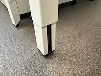 Steelcase bureau-eiland 160x160 (grijs) - afbeelding 9 van  10