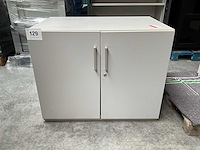 Steelcase houten opbergkast (2x) - afbeelding 1 van  5