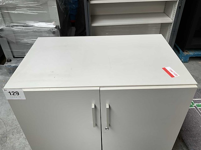 Steelcase houten opbergkast (2x) - afbeelding 2 van  5