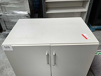 Steelcase houten opbergkast (2x) - afbeelding 2 van  5