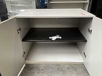 Steelcase houten opbergkast (2x) - afbeelding 3 van  5