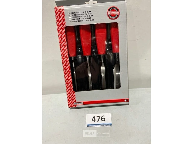 Steelwood 4 delige beitelset 6-10-16 en 25mm - afbeelding 2 van  3