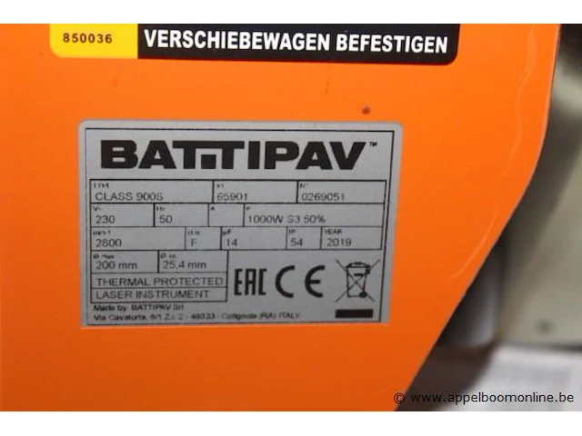 Steenslijpmachine battipav, type class 900s, bj 2019 - afbeelding 4 van  4