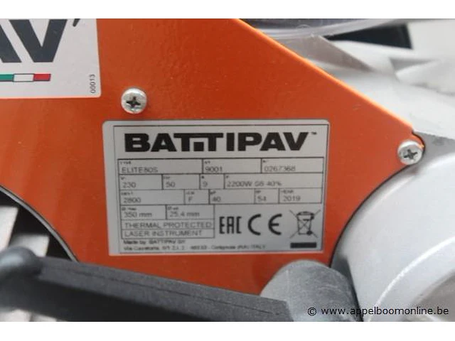 Steenzaagmachine batitipav, elite 80s - afbeelding 3 van  3