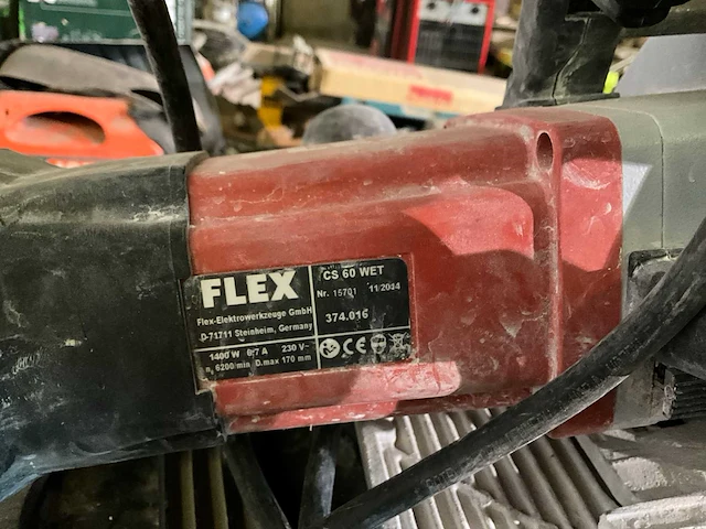 Steenzaagmachine flex cs 60 wet - afbeelding 3 van  6