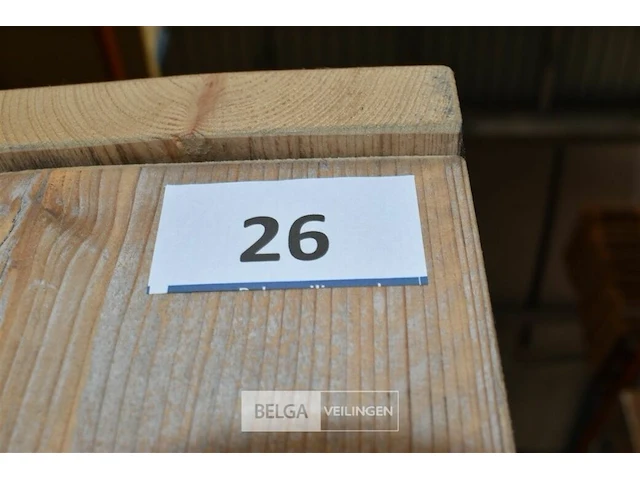 Steigerhout tafel afneembaar deksel 0,40 x 0,40 x 0,90 - afbeelding 2 van  2