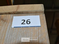 Steigerhout tafel afneembaar deksel 0,40 x 0,40 x 0,90 - afbeelding 2 van  2