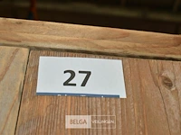 Steigerhout tafel afneembaar deksel 0,40 x 0,40 x 0,90 - afbeelding 2 van  2