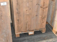 Steigerhout tafel afneembaar deksel 0,78 x 0,76 x 0,35 - afbeelding 1 van  3