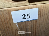 Steigerhout tafel afneembaar deksel 0,78 x 0,76 x 0,35 - afbeelding 2 van  3