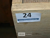 Steigerhout tafel afneembaar deksel 0,78 x 0,78 x 0,35 - afbeelding 2 van  2