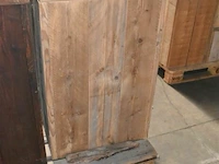Steigerhout tafel afneembaar deksel - afbeelding 2 van  3