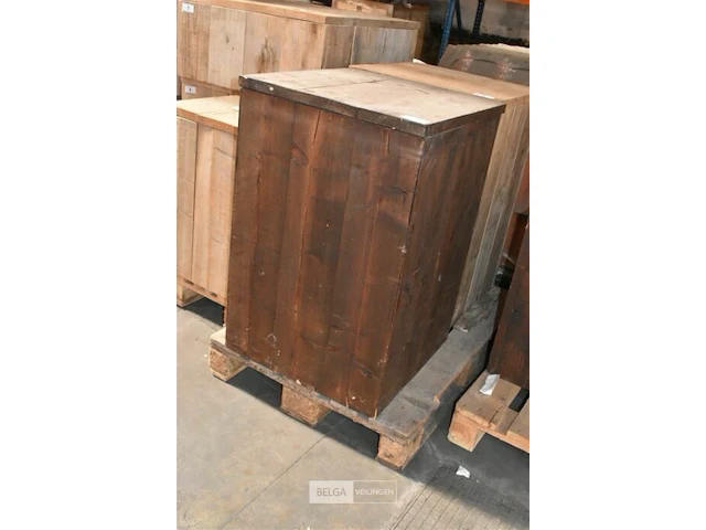 Steigerhout tafel afneembaar deksel - afbeelding 1 van  1