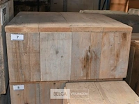 Steigerhout tafel afneembaar deksel