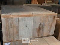 Steigerhout tafel afneembaar deksel - afbeelding 1 van  1