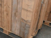 Steigerhout tafel open zonder deksel 0,39 x 0,39 x 0,86 - afbeelding 1 van  1