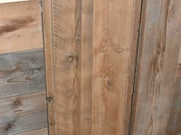 Steigerhout tafel open zonder deksel 0,39 x 0,39 x 0,86 - afbeelding 1 van  1