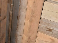 Steigerhout tafel open zonder deksel 0,39 x 0,39 x 0,86 - afbeelding 1 van  2
