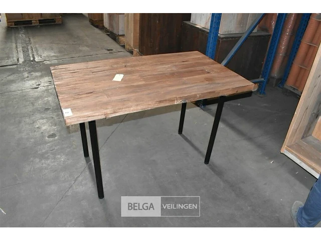 Steigerhout tafel - afbeelding 1 van  2