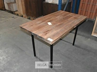 Steigerhout tafel - afbeelding 2 van  2