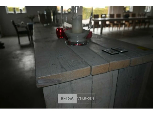 Steigerhouten barmeubel met decoratie - afbeelding 5 van  5