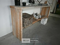 Steigerhouten meubel met decoratie - afbeelding 5 van  5